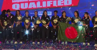 দেশে ফিরে নতুন লক্ষ্যের কথা জানালেন নারী ফুটবলরা